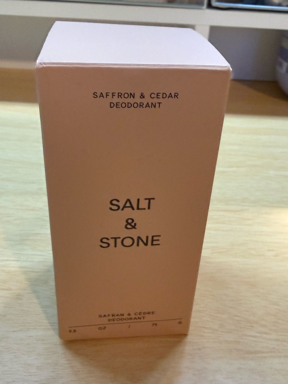 Salt & Stone Saffron & Cedar Body Wash - Blush Pink